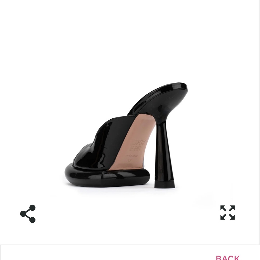 Brand new boxed Francesca Bellavita Drea mule 38 black seen on Emily in Paris - Picture 3 of 7